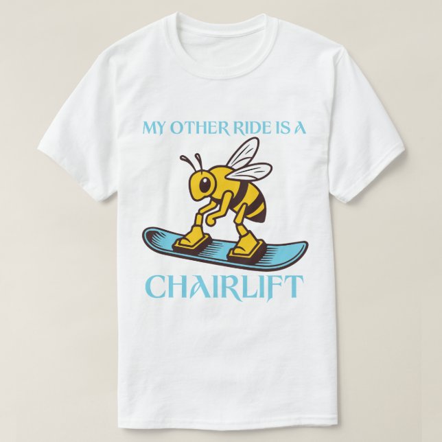 Min andra Ride är schairift T Shirt (Design framsida)