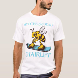 Min andra Ride är schairift T Shirt