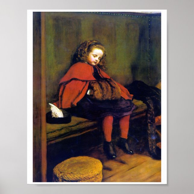 Min andra sermon, John Everett Millais Poster (Framsidan)