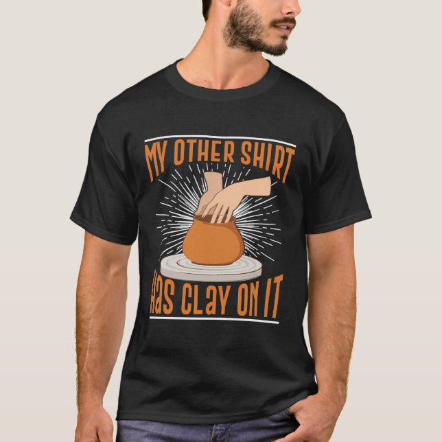 Min andra shirt har Clay på den där prästerskapare T (Framsida)