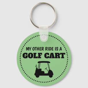 Min andra tur är en golfvagn nyckelring