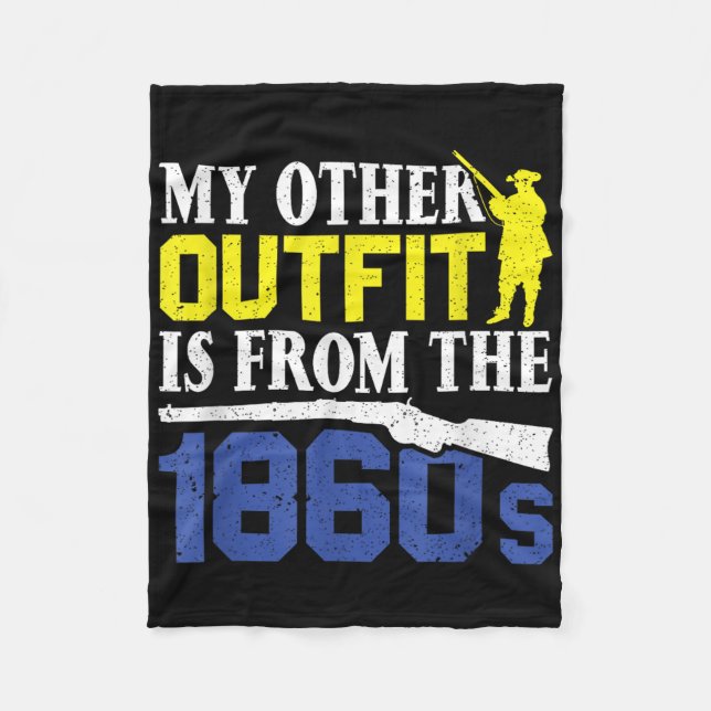Min andra utrustning är från 1860-talet - Civil Kr Fleecefilt (Framsidan)