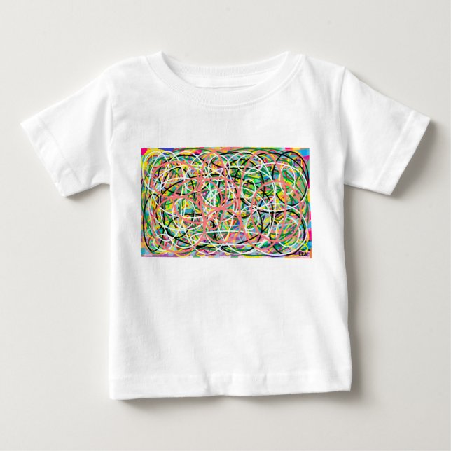 Min ängel-logotyp med blandad design för pastellpr t shirt (Framsida)