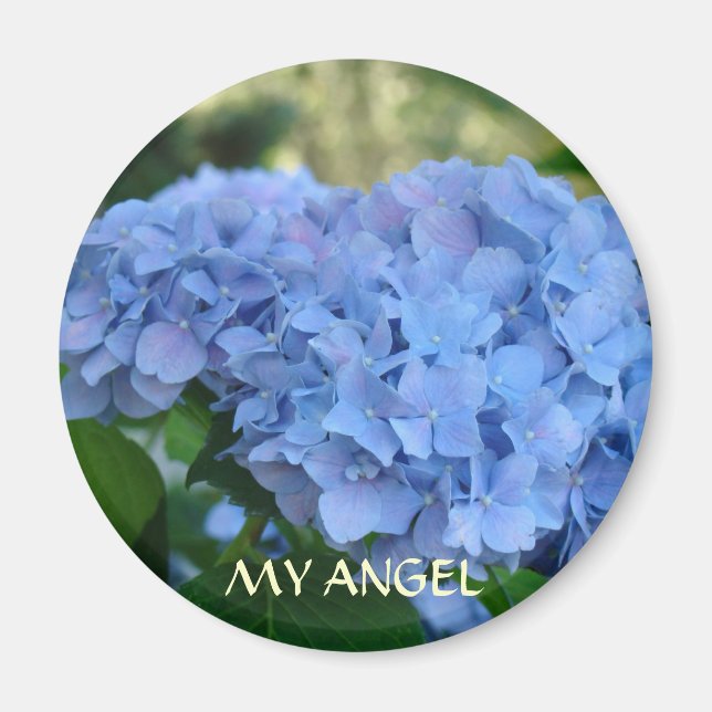 MIN ÄNGEL Magnet Gåvor Alla hjärtans dag Hydrangea (Framsidan)