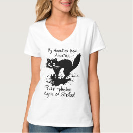 Min ängslan har ångor som är roligt att ha ett kor t shirt