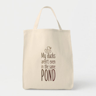 Min Ankor är inte ens i samma bag. Tygkasse