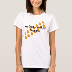 Min ankor går All över mig den roliga T-tröja Tee Shirt