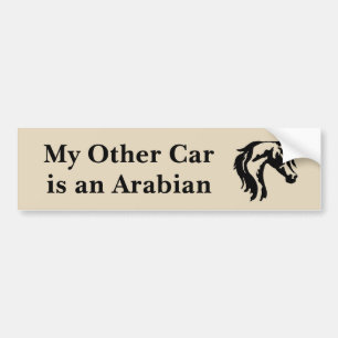 Min annan bil är en arab bildekal
