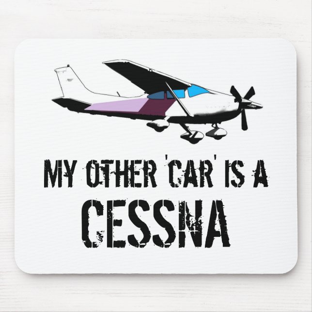 Min annan bil är en Cessna Musmatta (Framsidan)