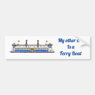 Min annan bil är en ferryboatbildekal bildekal