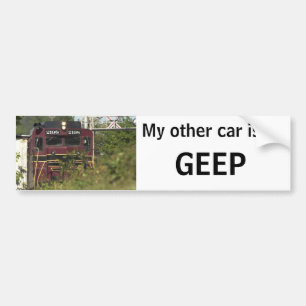 Min annan bil är en GEEP Bildekal