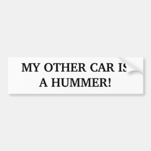 MIN ANNAN BIL ÄR EN HUMMER! BILDEKAL