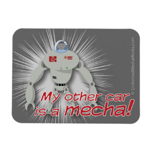 Min annan bil är en Mecha! Magnet