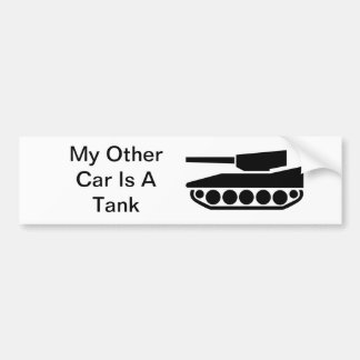 Min annan bil är en tank bildekal