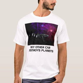 Min annan bil förstör planet tee
