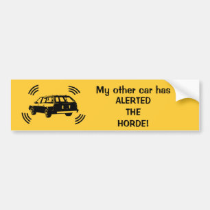 Min annan bil har… bildekal