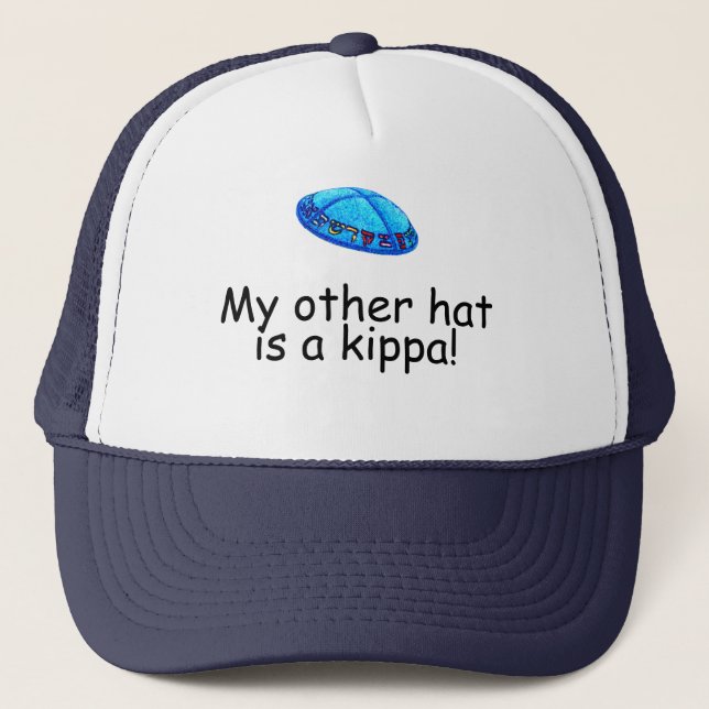 Min annan hatt är en kippa keps (Framsida)