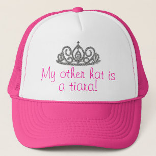 Min annan hatt är en tiara! keps