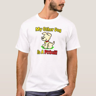 Min annan hund är Pitbull manar skjorta T-shirt