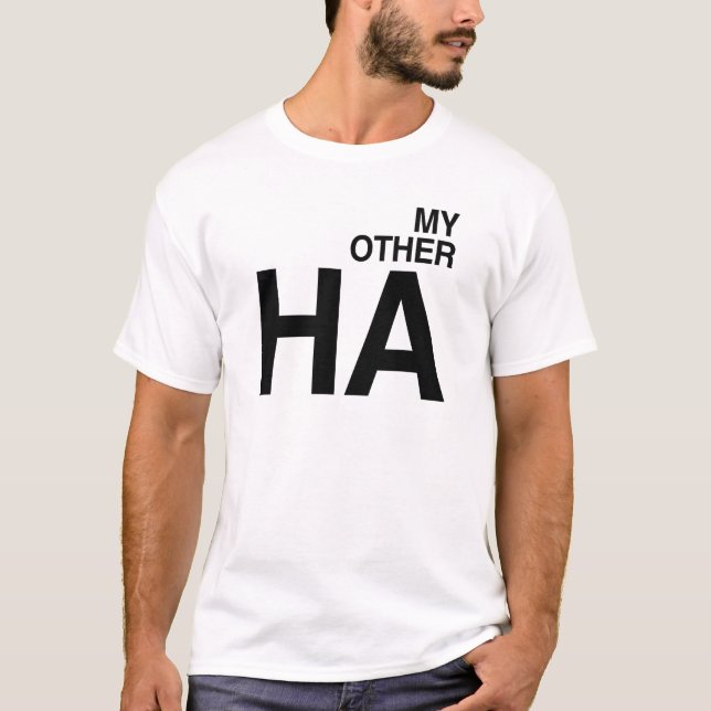 MIN ANNAN LÄMNADE HALVA SKJORTA - .PNG TEE SHIRT (Framsida)