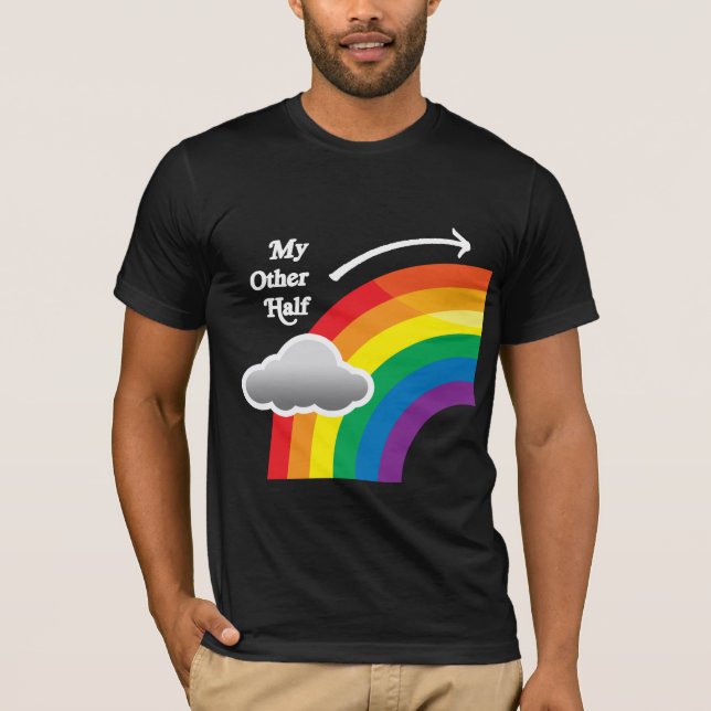 MIN ANNAN LÄMNADE HALVA - white.png Tee (Framsida)