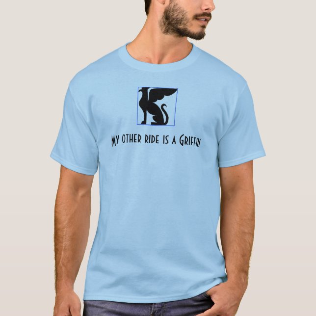 Min annan ritt är en grip t-shirt (Framsida)