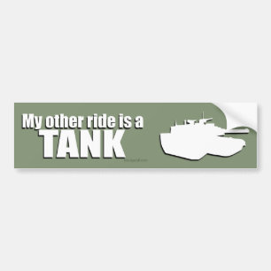 Min annan ritt är en TANK Bildekal