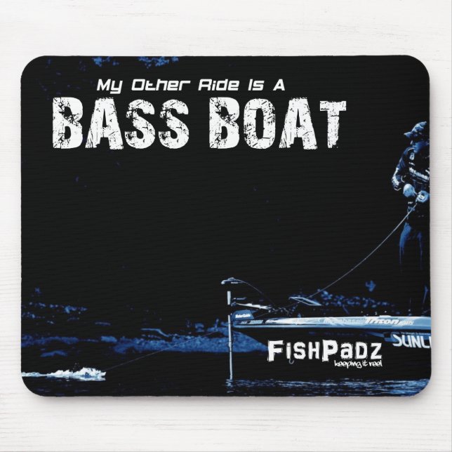 Min annan ritt är ett bas- fartyg Mousepad Musmatta (Framsidan)