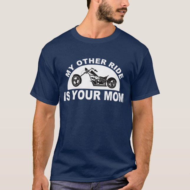 Min annan ritten, är din mamma tee shirt (Framsida)