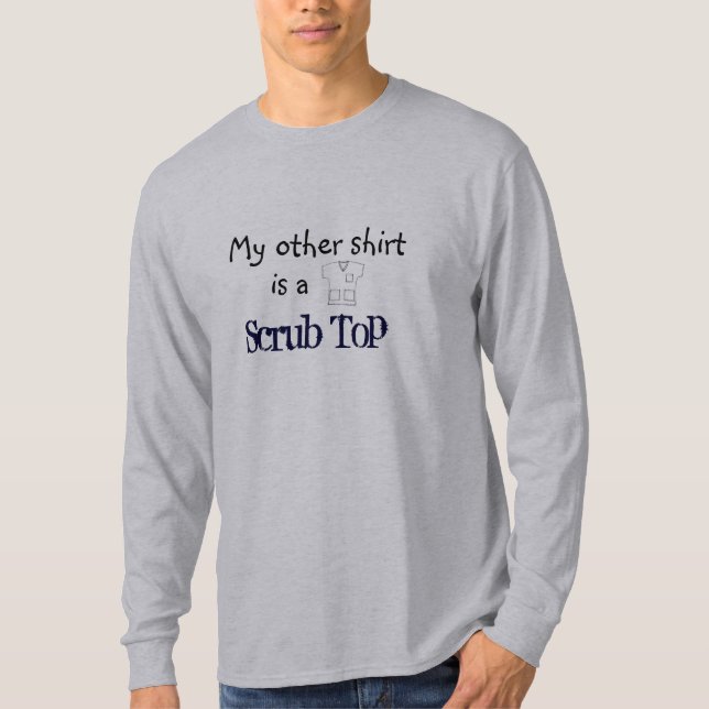 Min annan skjorta är en bästa skurning tee shirt (Framsida)
