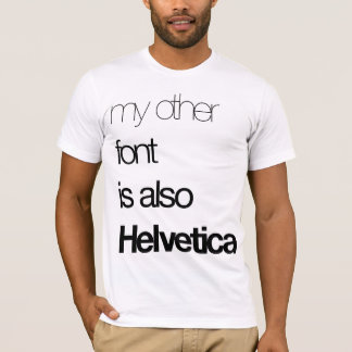 Min annan stilsort (svarten på vit) t-shirt