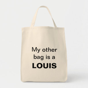 Min annat hänger lös är en LOUIS! Tygkasse