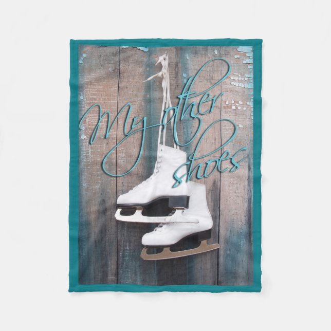 Min annat skor den små filten - fleecefilt (Framsidan)