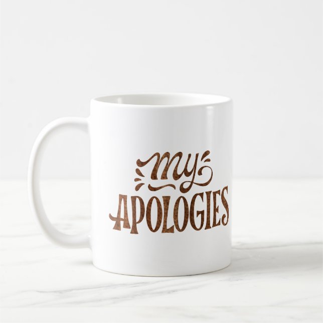 MIN APOLOGIK KAFFEMUGG (Vänster)