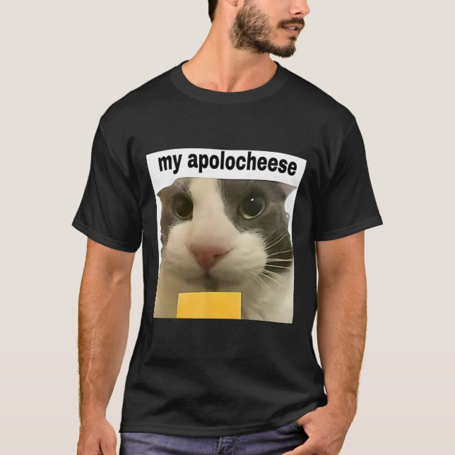 Min Apoloost Funny Cat Meme Brainrot Gen Z Humor T Shirt (Framsida)