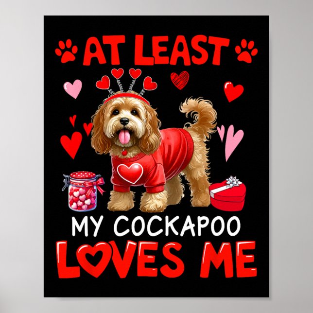 Min Apoo älskar mig åtminstone Alla hjärtans dag s Poster (Framsidan)