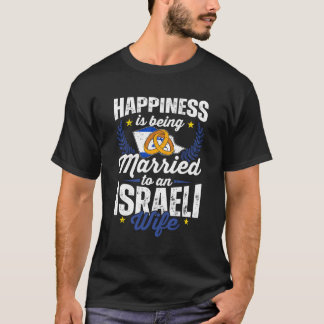 Min är israelisk-israeliska Pridet Married Flagga  T Shirt