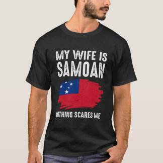 Min är samoansk Inget skrämmer mig Flagga Kulturar T Shirt
