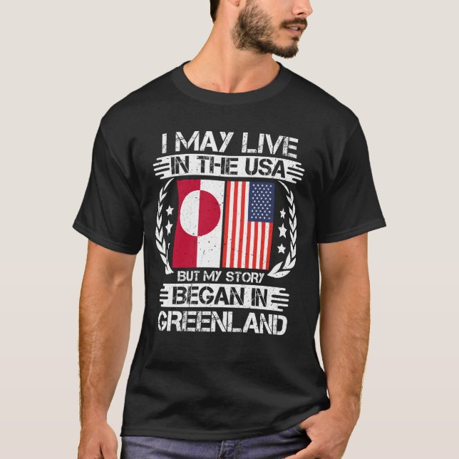 Min artikel började på Grönland T Shirt (Framsida)