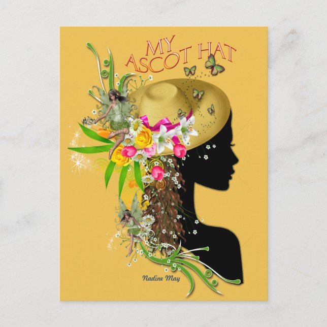 Min Ascot Hat-händelse Vykort (Framsida)