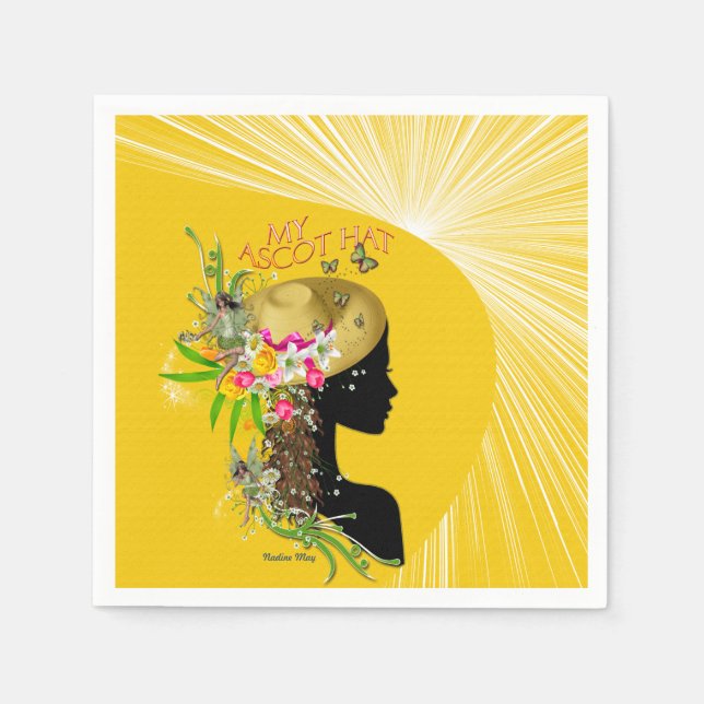 Min Ascot Hat Pappersservett (Framsidan)