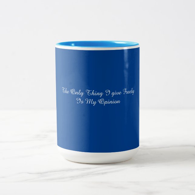 Min åsikt Mugg (Center)