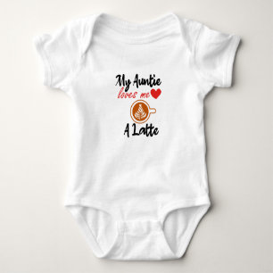 Min Auntie Kärlek mig en liten babystöt, Baby T Shirt