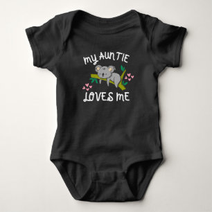 Min Auntie Kärlek mig med Baby koala och Hearts T Shirt