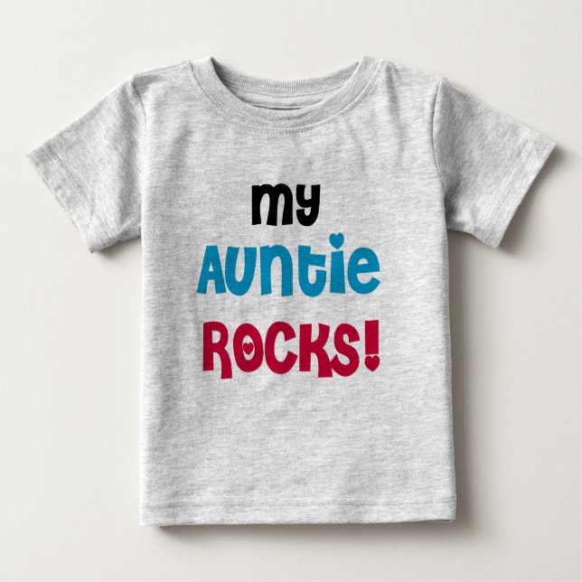 Min Auntie Vagga T Shirt (Framsida)