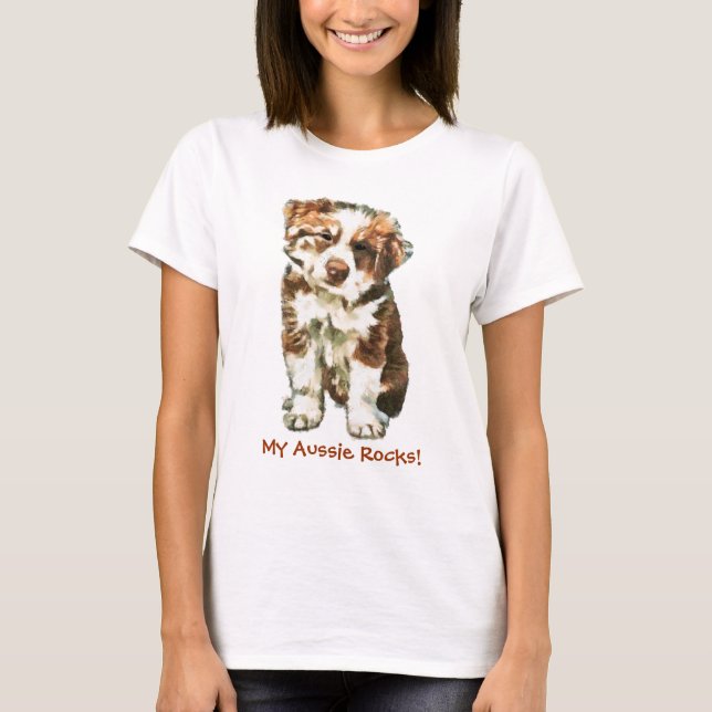 Min Aussie vaggar T-tröja Tee (Framsida)