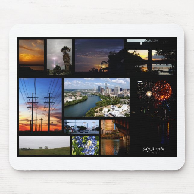 Min Austin Collage av James R Granberry Musmatta (Framsidan)