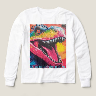 min autism dino t shirt