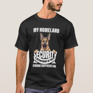 Min avdelning för inrikes säkerhet i det tyska häf t shirt