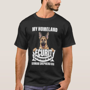 Min avdelning för inrikes säkerhet i det tyska häf t shirt